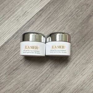 La Mer The Perfecting Treatment - Silver and White Jars
